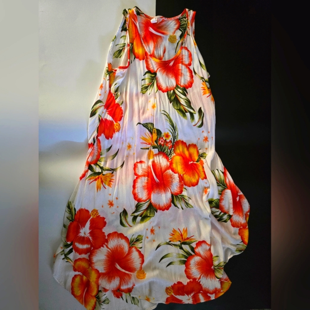 Tropical Floral Maxi Dress